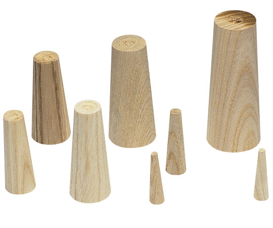 Espiches ( juego de 10 c�nicos de madera)