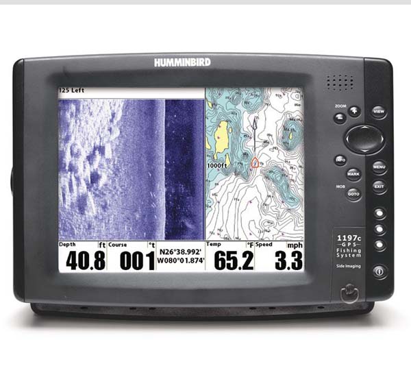 Sonda GPS-PLOTTER  HUMMINBIRD -1197cx SI Combo SONAR