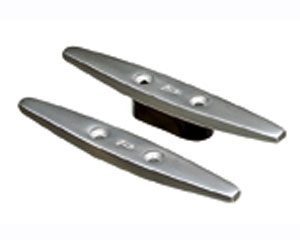 Cornamusa plana en aluminio,180 mm