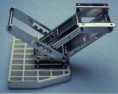 Soporte inox reforzado para motor fueraborda.