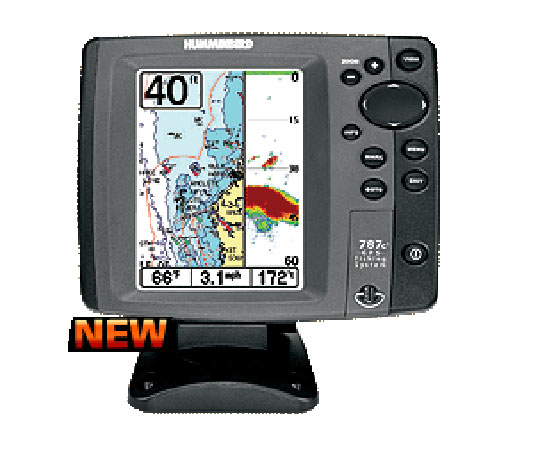 Sonda GPS-PLOTTER  HUMMINBIRD -788 C2X- Color. antena exterior