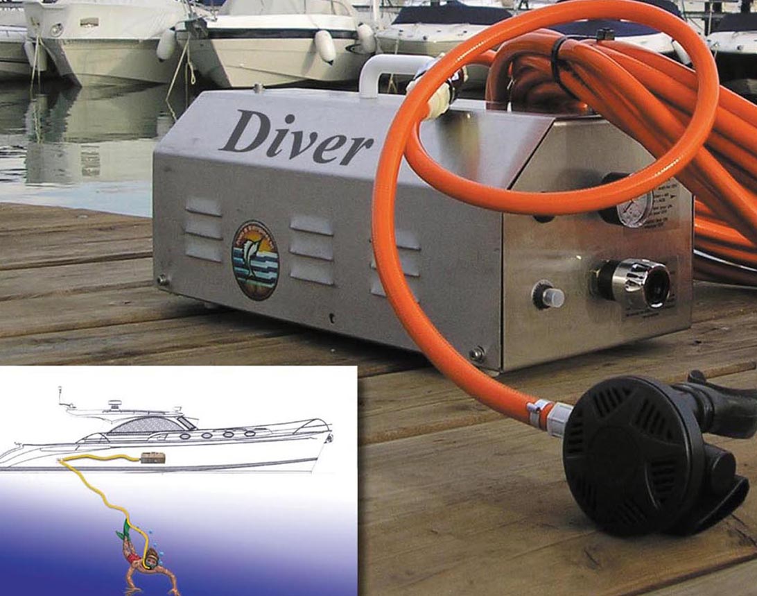 Compresor ARGILLE DIVER para inmersi�n a 12 mts.(inox)