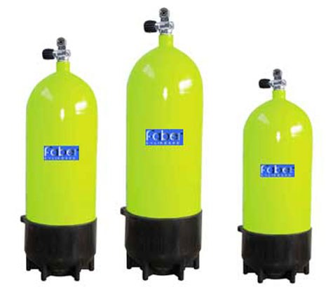 Botella FABER- 10 Litros.300 bar