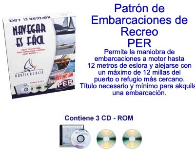 Patr�n de embarcacione de Recreo. PER