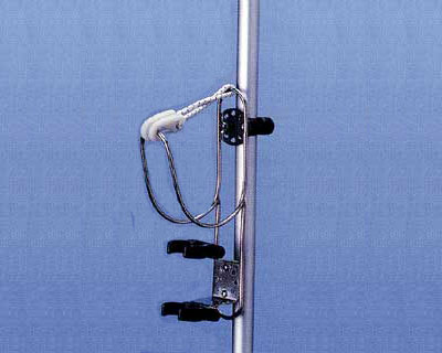 Soporte inox para aro salvavidas y  linterna