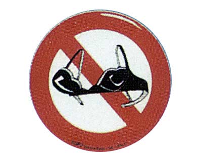 Se�al en relieve autohadesiva de Prohibido sujetador